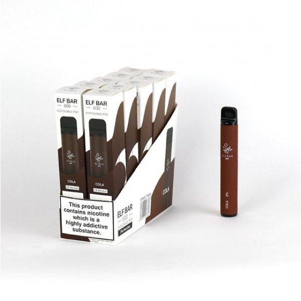 Cola Elfbar / Elf Bar 600 Puffs Disposable Vape