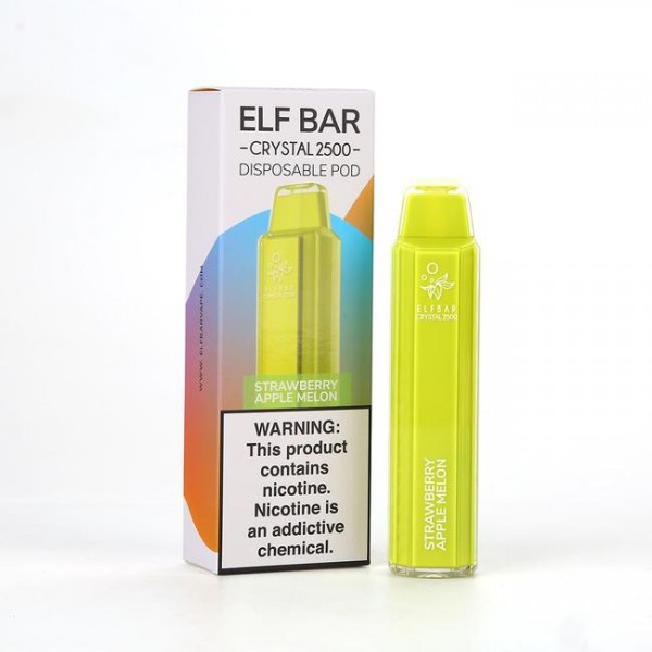 Strawberry Melon Apple Elfbar / Elf Bar 2500 Puffs Disposable Vape