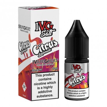 CITRUS LEMONADE NICOTINE SALT E-LIQUID BY I VG SALT