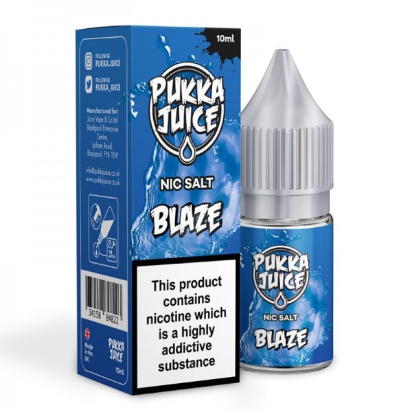 BLAZE BY PUKKA JUICE NIC SALT E-LIQUID