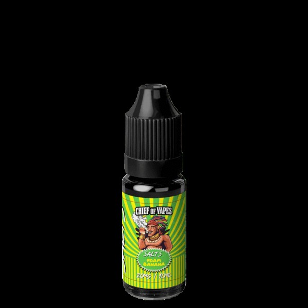 FOAM BANANA NICOTINE SALT E-LIQUID BY CHIEF OF VAPE SALTS