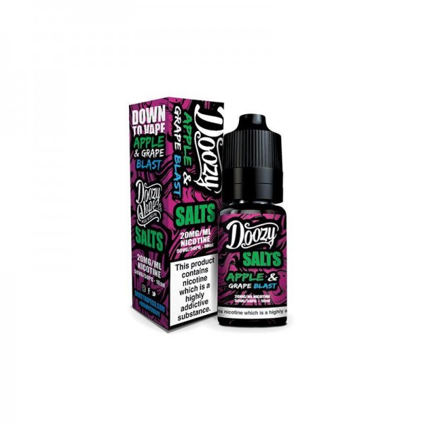 APPLE & GRAPE BLAST NICOTINE SALT NICOTINE SALT E-LIQUID BY DOOZY SALTS