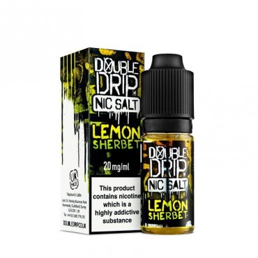 LEMON SHERBET NIC SALT E-LIQUID BY DOUBLE DRIP