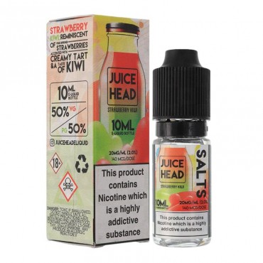 STRAWBERRY KIWI NICOTINE SALT E-LIQUID BY JUICE HEAD SALTS