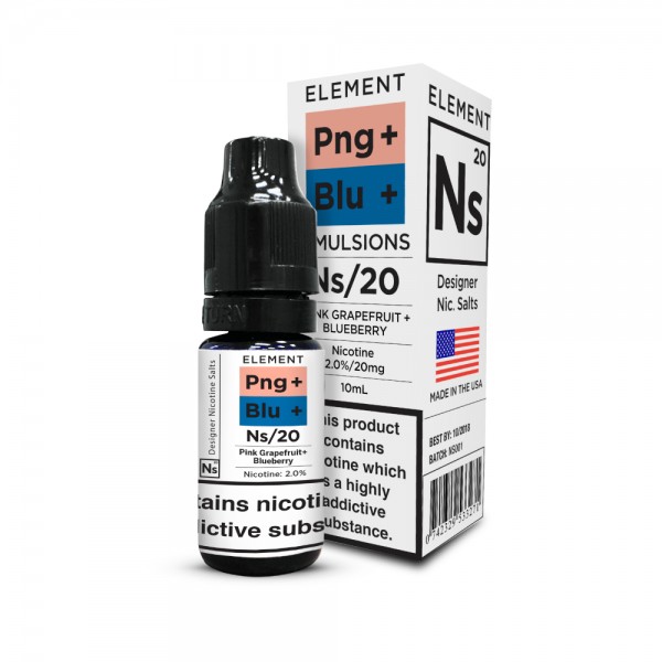 PINK GRAPEFRUIT + BLUEBERRY NICOTINE SALT E-LIQUID BY NS20 - ELEMENT