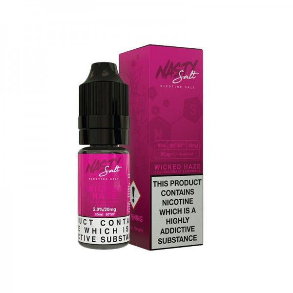 WICKED HAZE NICOTINE SALT E-LIQUID BY NASTY SALT