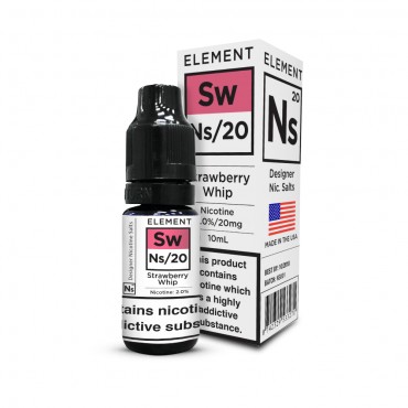 STRAWBERRY WHIP NICOTINE SALT E-LIQUID BY NS20 - ELEMENT