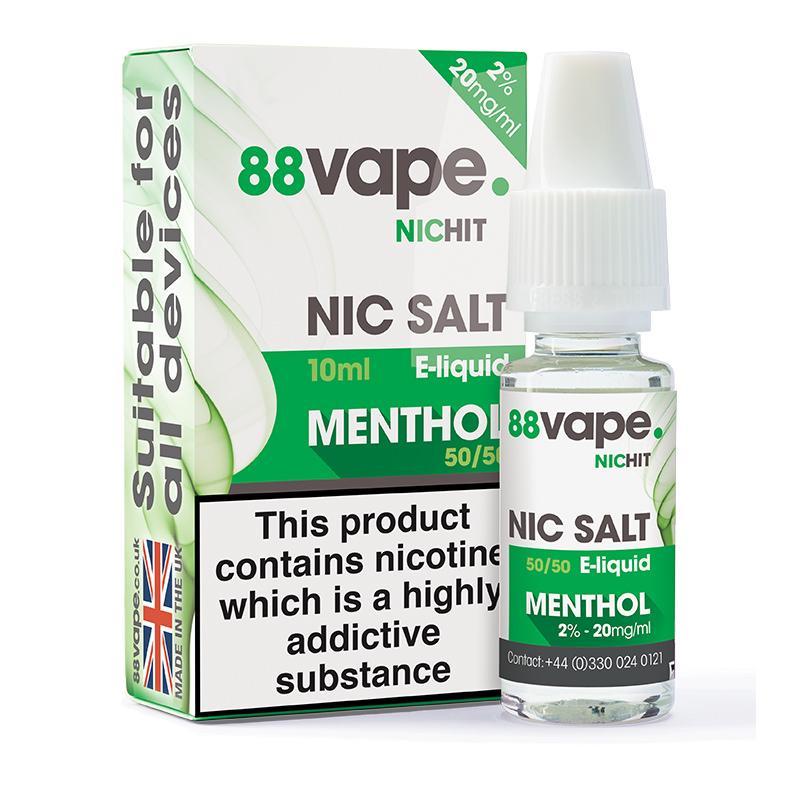MENTHOL NICOTINE SALT E-LIQUID BY 88 VAPE