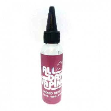 MIXED BERRIES E LIQUID BY ALL DAY VAPING 50ML 70VG