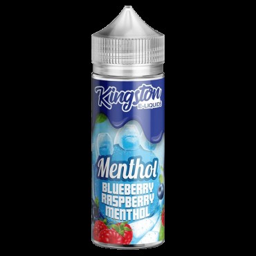 BLUEBERRY RASPBERRY E LIQUID KINGSTON MENTHOL 100ML 70VG