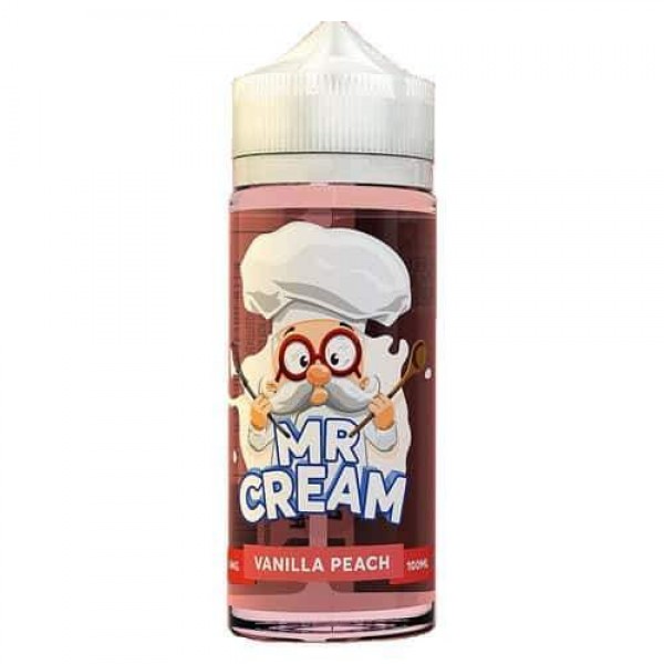 VANILLA PEACH E LIQUID BY DR FROST - MR CREAM 100ML 70VG